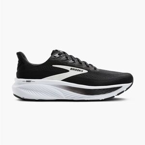 Brooks Wonens Ghost 17  Black and White Running Shoe Size 8.5 Wide (D)